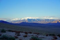 White Mts  from Sierra Nevada at sundown
