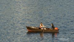 Rowing on Bled lake