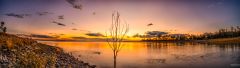 Panorama sunset