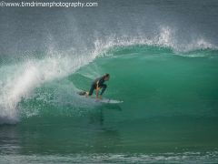 In The barrel