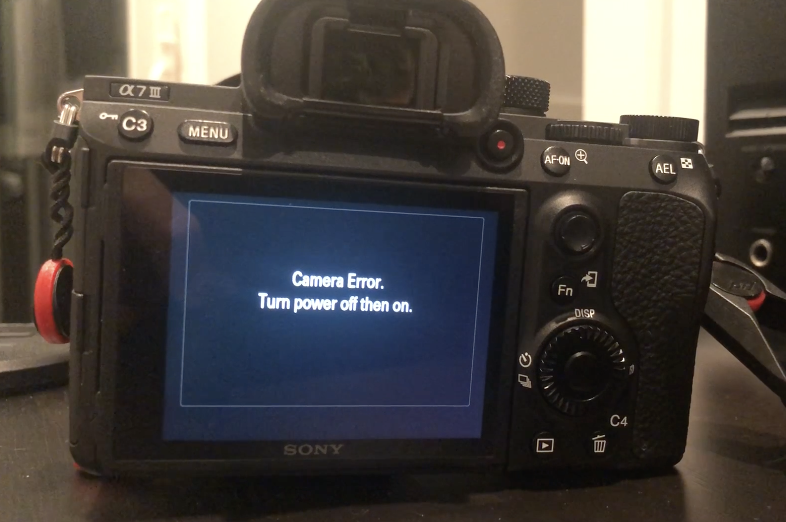 Sony a7mkIII Camera On/Off Error