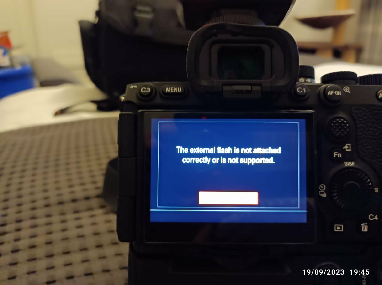 Godox / Neewer flash showing as not recognised on Sony A7RV ﻿ Sony